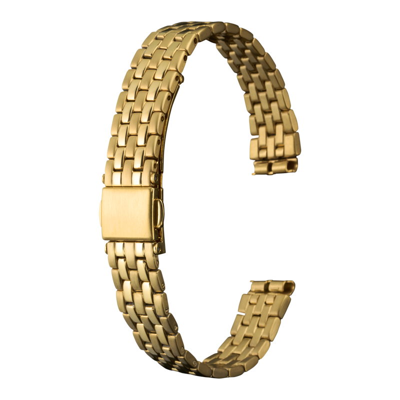 時計バンド ステンレススチール ゴールド