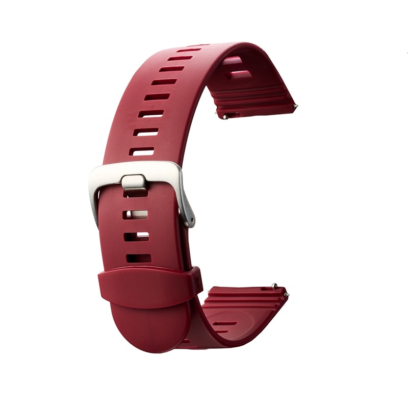 時計バンド クイックレバー ウレタン レッド