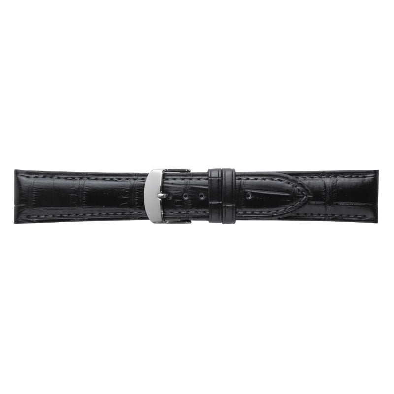 【BAMBI グレーシャス】時計バンド クロコダイル19mm (ブラック) 時計バンド クロコダイル ブラック | 時計バンド | バンビ公式