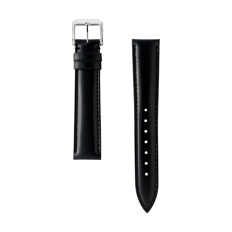 時計バンド 松阪レザー 硯（ブラック） HC007A0 | 時計バンド | バンビ
