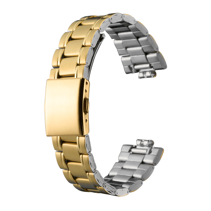 時計バンド ステンレススチール ゴールド