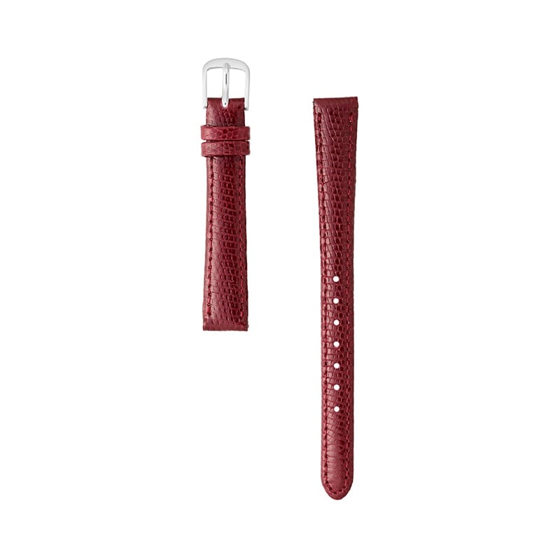 poiray 純正アリゲーター クロコ 腕時計バンド 142mm ローズ ワイン 時計バンド プレミアムクロコ ワイン BWP012E | 時計バンド | バンビ
