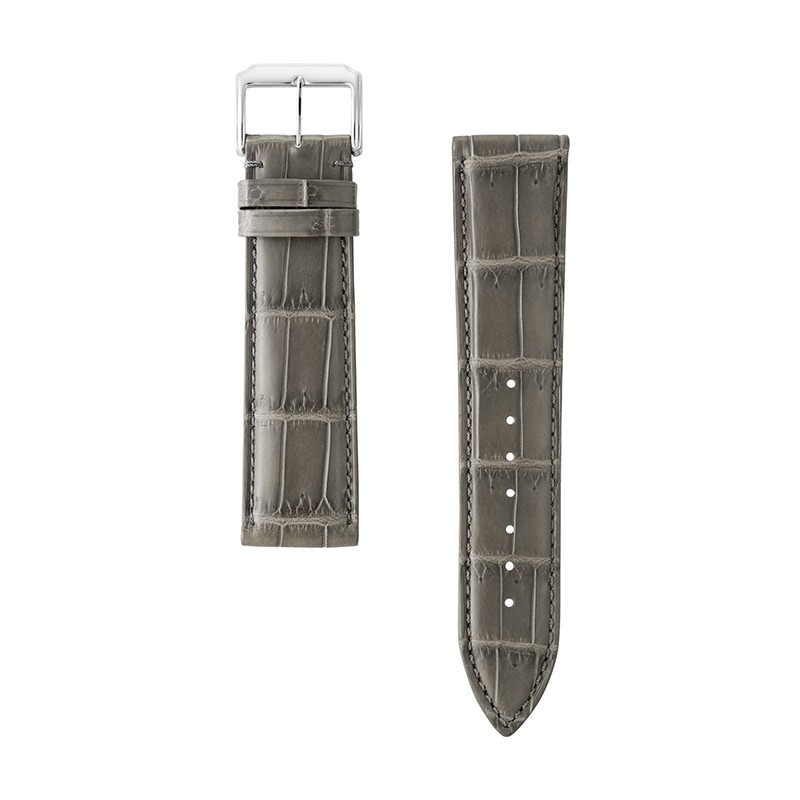 cro-1821 クロコダイル 腕時計ベルト ブルーグレー ラグ幅21mm cro-1936 クロコダイル 腕時計 ベルト グロス仕上げ ブルー