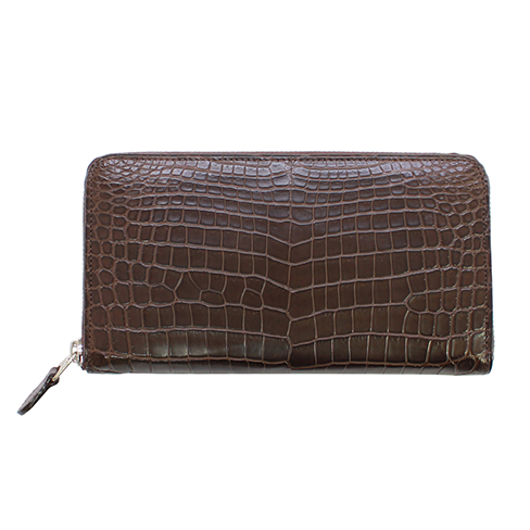 グレディア 長財布 クロコダイル ダークブラウン | 革小物 | バンビ
