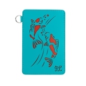 MATSUSAKA LEATHER 切り絵カードケース 松阪レザー レッド MLK011R-Z