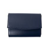 さとり コンパクト財布 松阪レザー 硯（ブラック） HCK77A-Z | 革小物