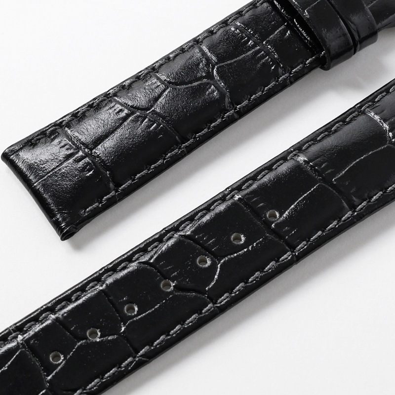 OMEGA オメガ シーマスター対応 時計バンド スコッチガード 牛革型押し