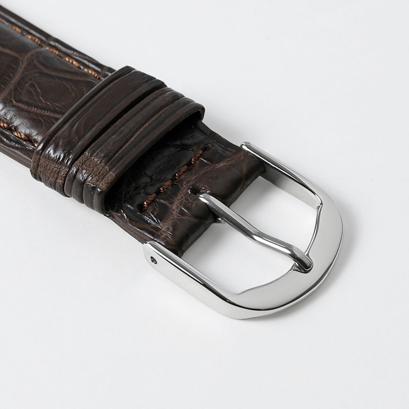 OMEGA 純正尾錠 純正クロコダイル レザーベルト 19mm OMEGA オメガ シーマスター対応 時計バンド クロコダイル 19mm