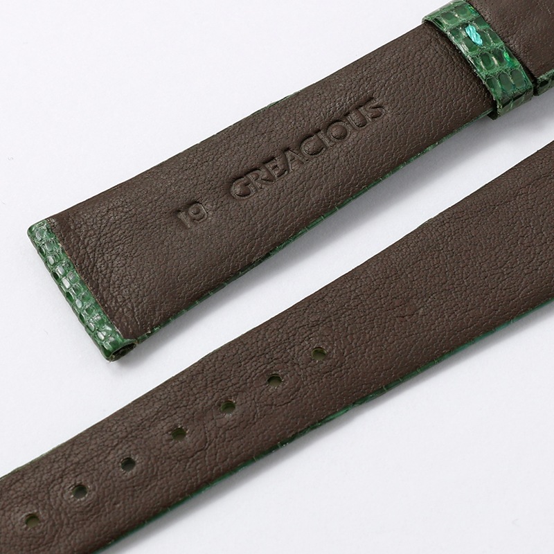 ばんび BAMBI バンビ トカゲ革(リザード) BTE252A - 時計バンド(ベルト