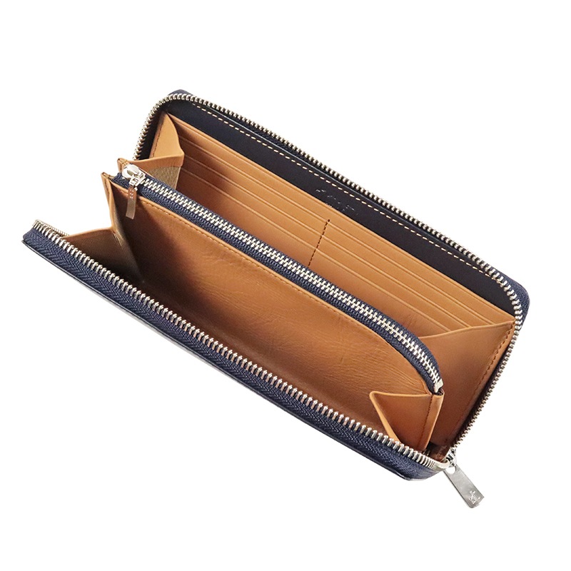 【るり】 定番カラー】L型財布 長財布 スリムでコンパクト【ricchyL