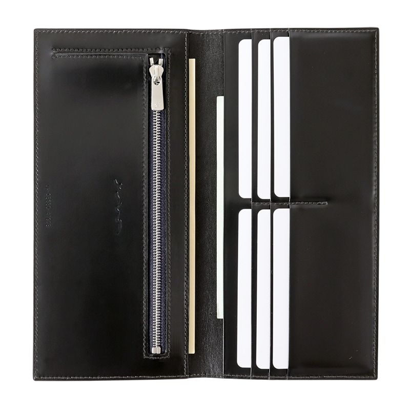 さとり 長財布 松阪レザー 硯（ブラック） | 革小物 | バンビ公式