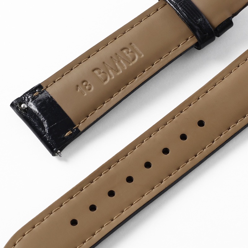 時計バンド 牛革型押し グリーン | 時計バンド | バンビ公式