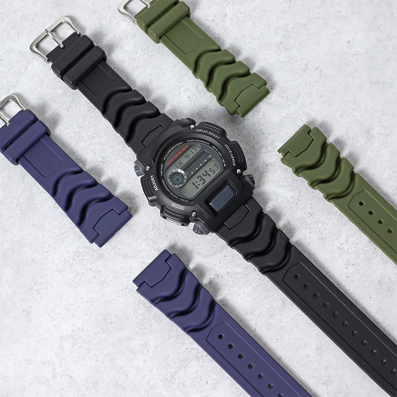 時計バンド ウレタン アーミーグリーン | 時計バンド | バンビ公式