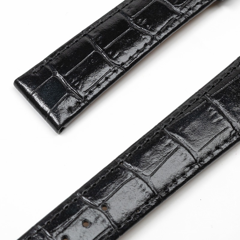 時計バンド ロングサイズ 牛革 ブラック | 10mm | バンビ公式