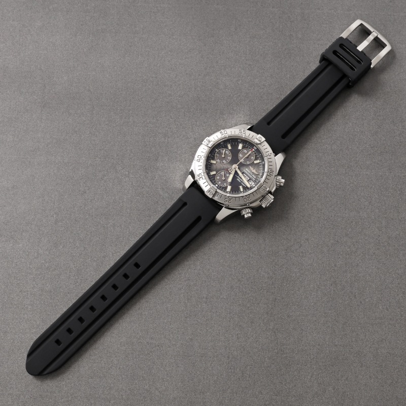 BREITLING ブライトリング対応 時計バンド シリコンラバー 20mm BG007