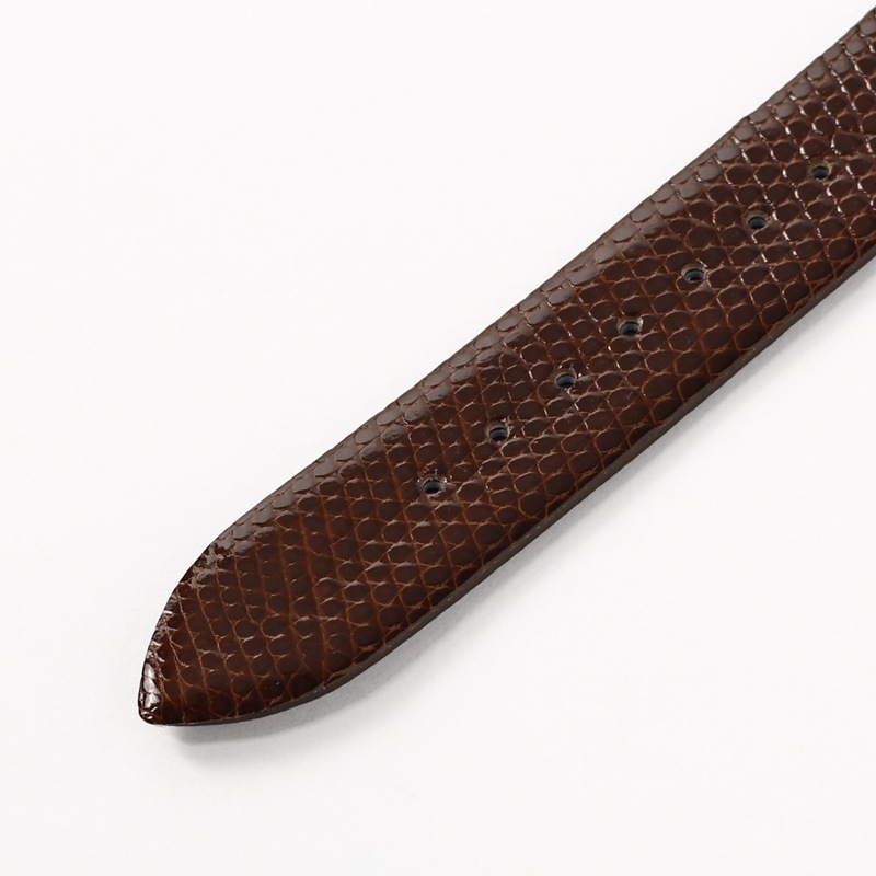 時計バンド リザード ダークブラウン BTE103B | 時計バンド | バンビ