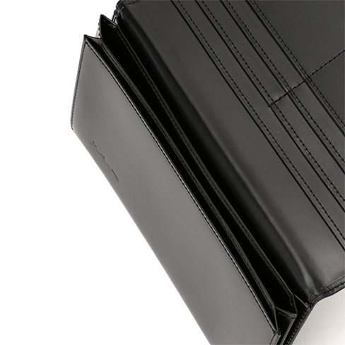 さとり 長財布 松阪レザー 硯（ブラック） | 革小物 | バンビ公式