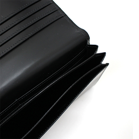 さとり 長財布 松阪レザー 硯（ブラック） | 革小物 | バンビ公式