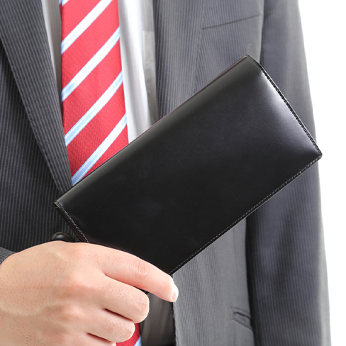 さとり 長財布 松阪レザー 硯（ブラック） | 革小物 | バンビ公式