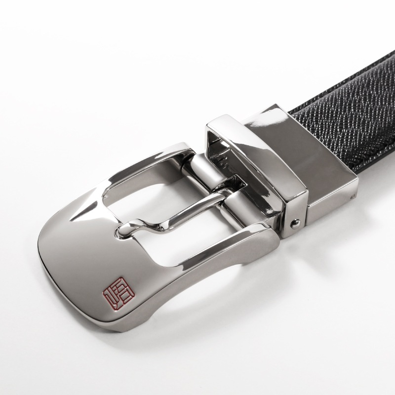 さとり 腰ベルト 松阪レザー キリコスター型押し 硯（ブラック