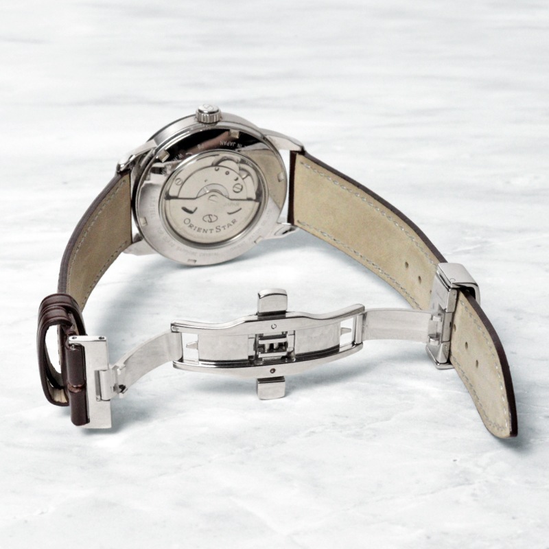 バックル 観音プッシュ式 ステンレススチール ゴールド ZG010 | レザー