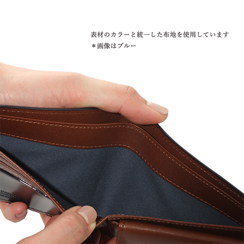 グレディア 二つ折り財布 コードバン ライトブラウン GCKC106C-Z | 革