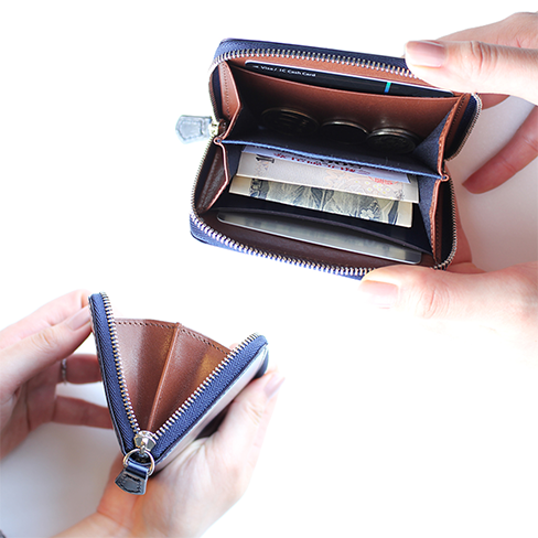 グレディア 小銭入れ コードバン ライトブラウン | 革小物 | バンビ