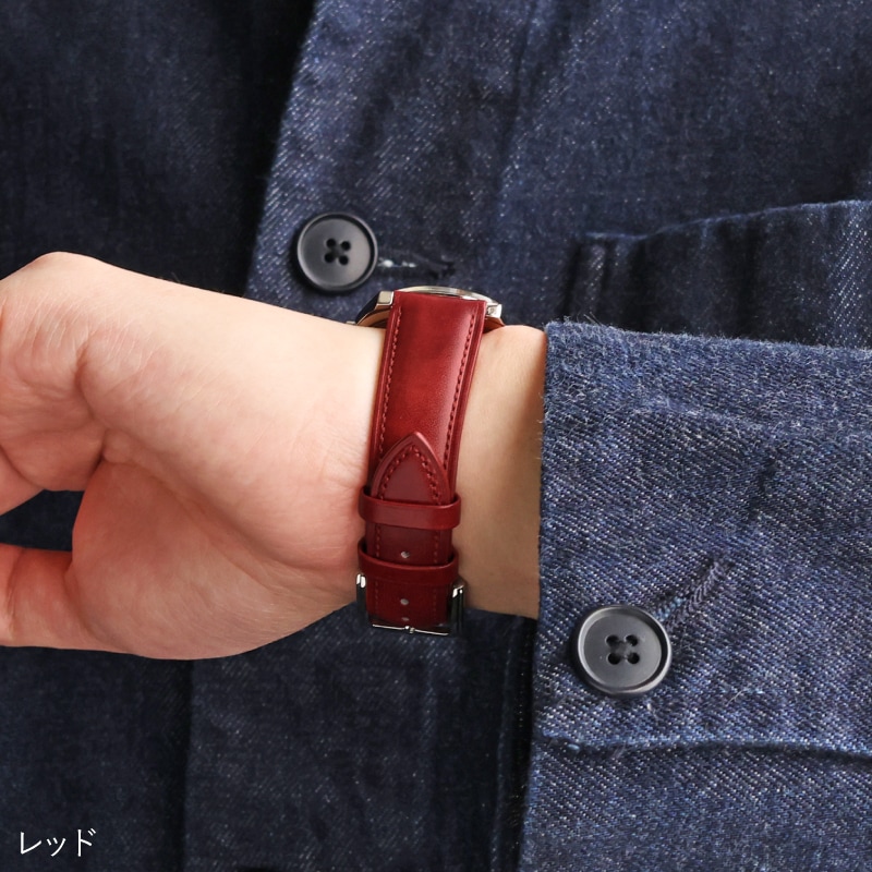 時計バンド ミュージアムカーフ 牛革 ブラウン ZCA017C | 時計バンド