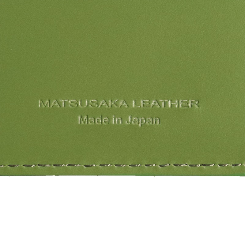 MATSUSAKA LETHER パスケース MATSUSAKA LEATHER 切り絵カードケース 松阪レザー ブルー | 革