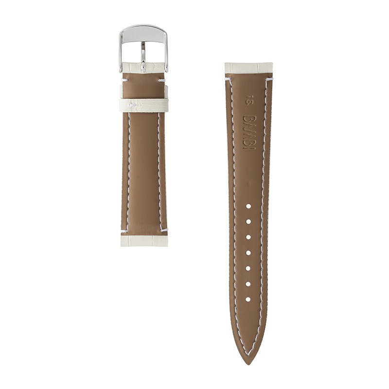 グランドセイコーSTGF289　ブラウンレザー 時計ベルト シルバーバックル グランドセイコーSTGF289 ブラウンレザー 時計ベルト シルバーバックル