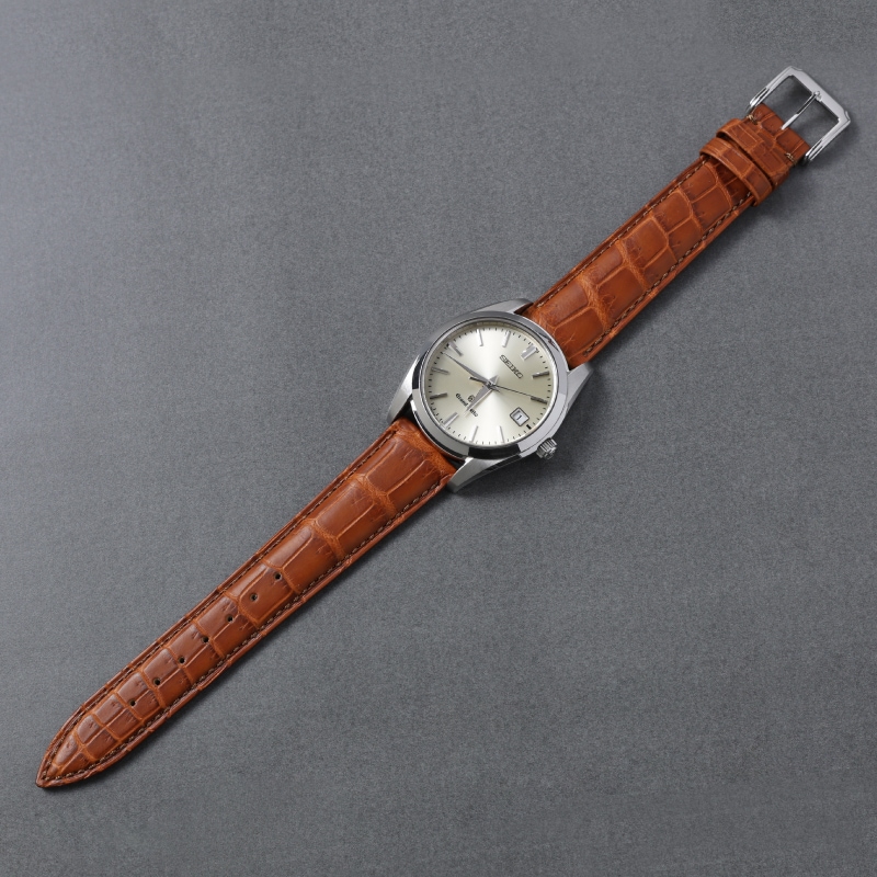 Grand Seiko グランドセイコー ベルト クロコダイル ラグ幅19mm GS グランドセイコー対応 時計バンド プレミアムクロコ 19mm