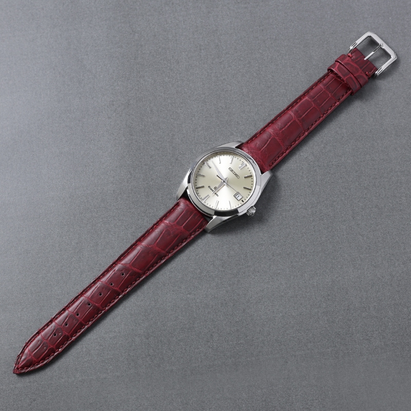 GS グランドセイコー対応 時計バンド プレミアムクロコ 19mm