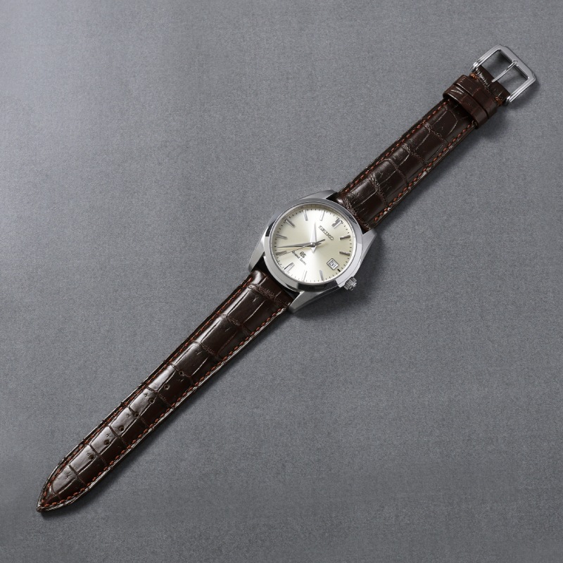 Grand Seiko グランドセイコー ベルト クロコダイル ラグ幅19mm Grand Seiko R0303AC SEIKO グランドセイコー 19mm 純正革ベルト
