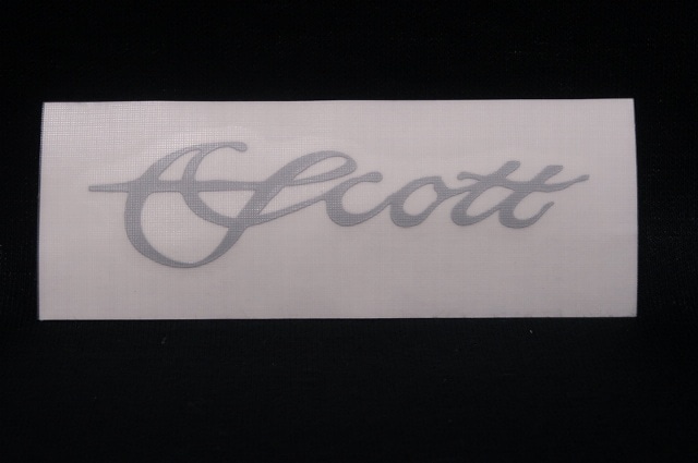 SCOTT��Decal��Silver