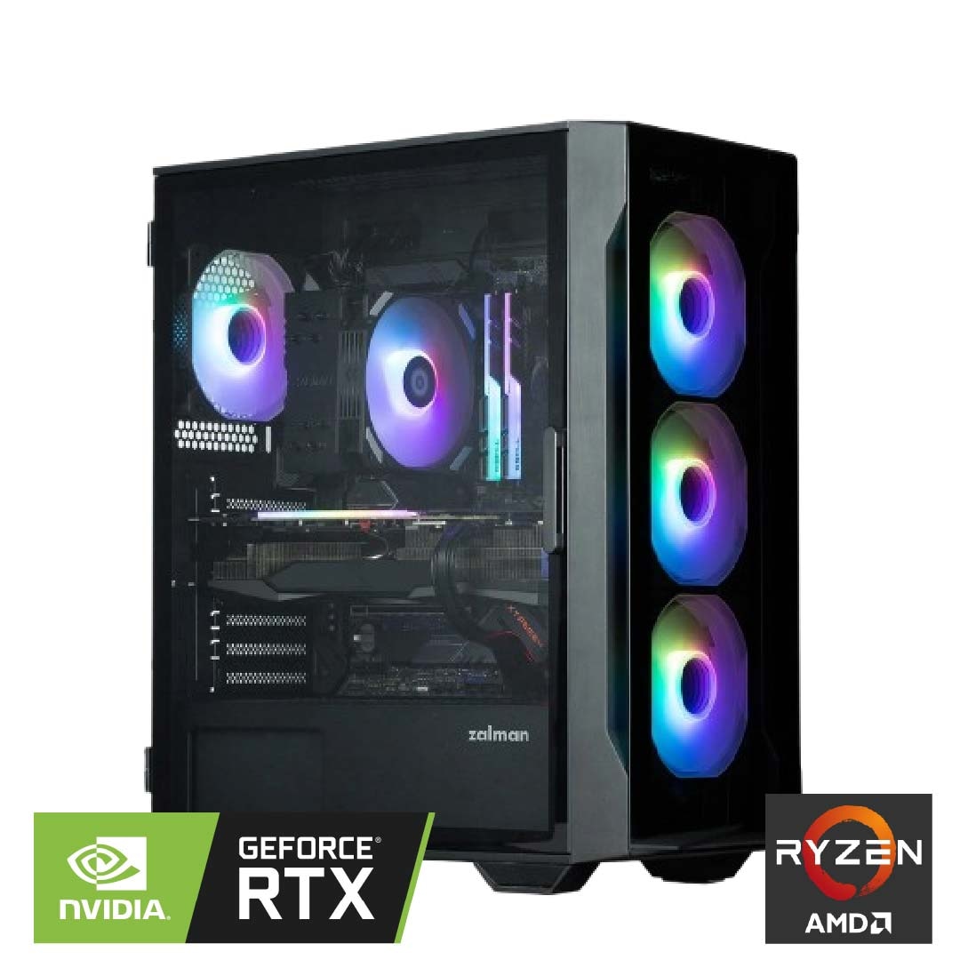 翌日出荷】Ryzen 7 5700X RTX5060 | ZALMAN i3 neo(b) | BANDAL