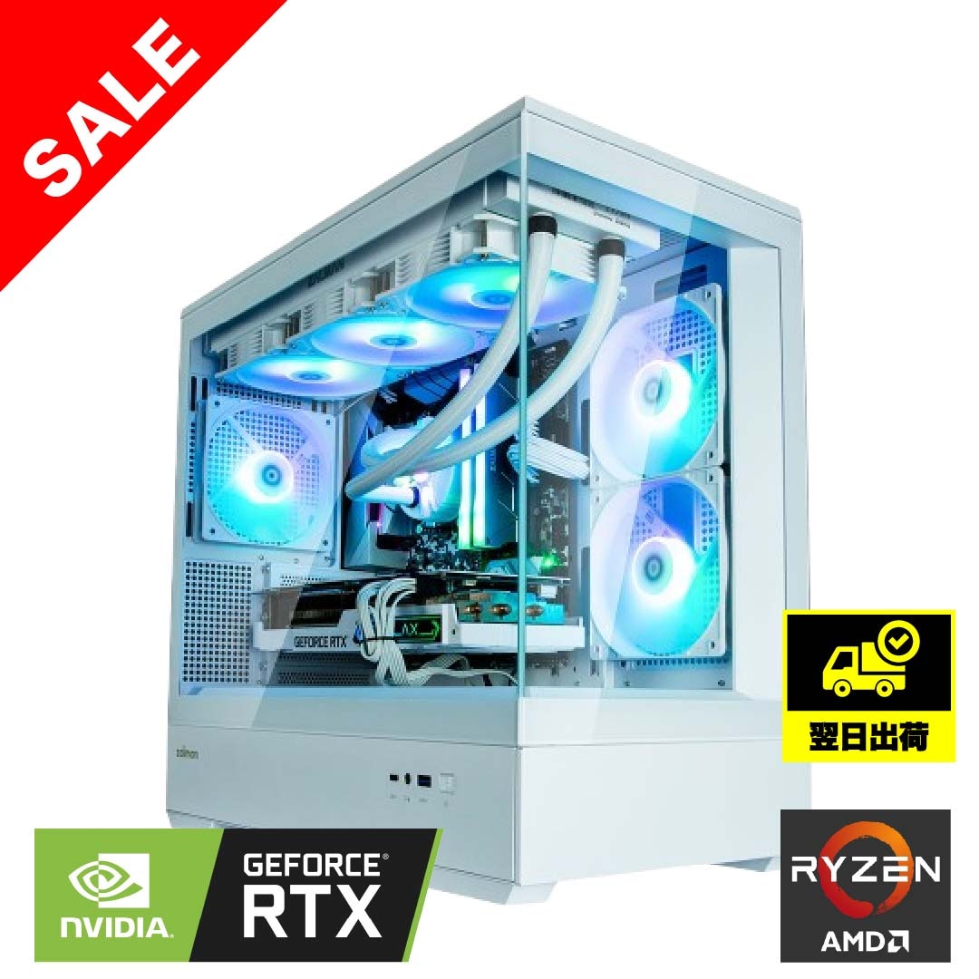 翌日出荷】Ryzen 7 5700x RTX5060 | BD2 White | BANDAL GAMING