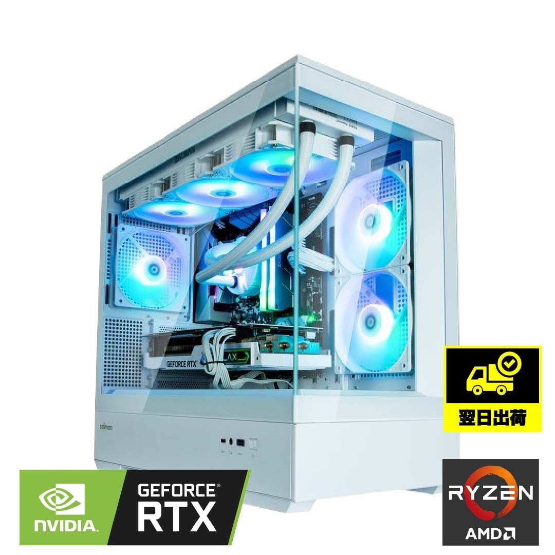 翌日出荷】Ryzen 7 5700x3D RTX5060ti | BD2 White | BANDAL GAMING