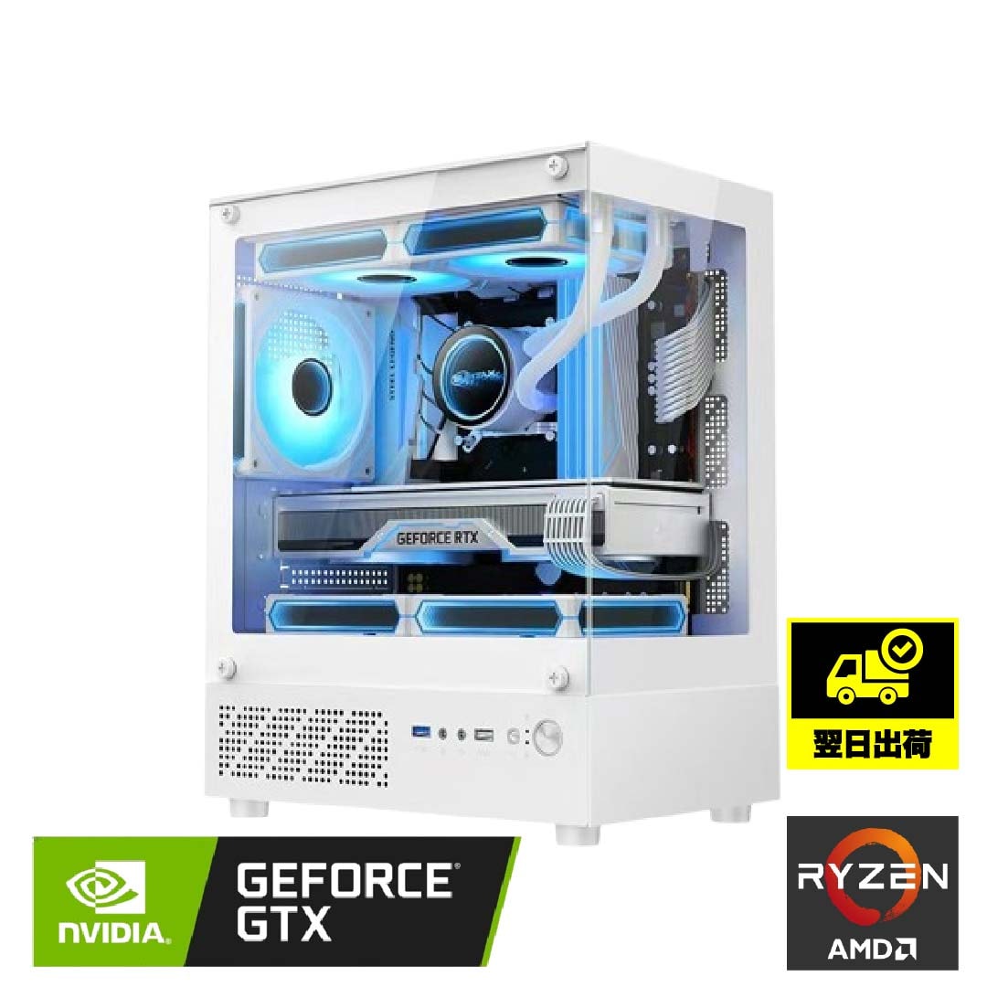 翌日出荷】Ryzen 7 5700x RTX5050 | BD2 White | BANDAL GAMING