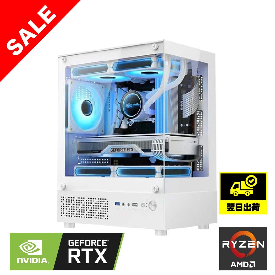 翌日出荷】Ryzen 7 5700x RX9060XT | BD2 White | BANDAL GAMING