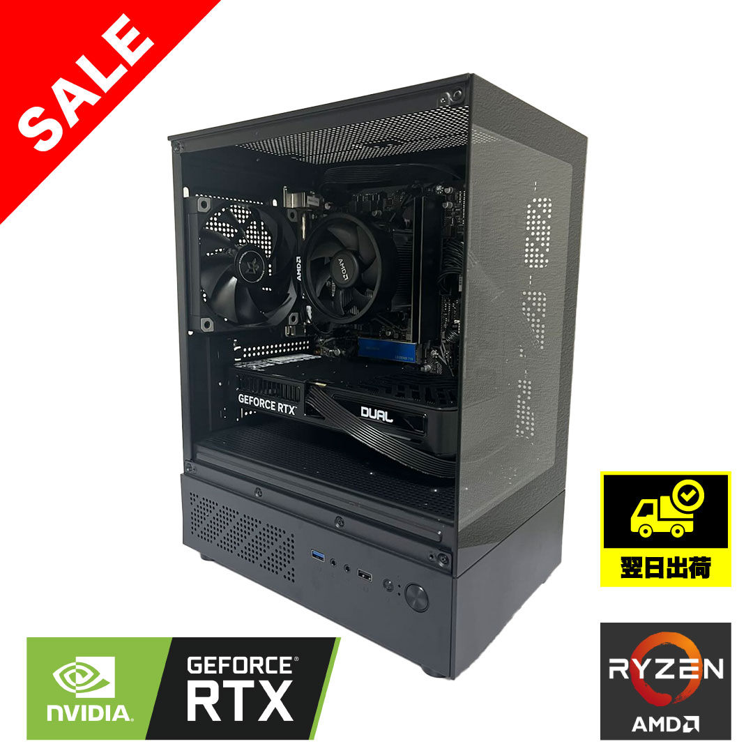 翌日出荷】Ryzen 7 5700x RX9060XT | BD2 Black | BANDAL GAMING