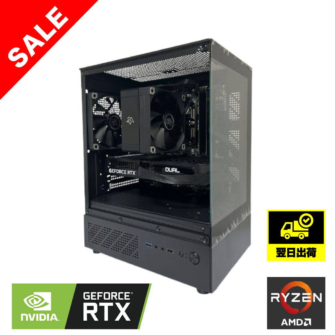 翌日出荷】Ryzen 7 5700X RX9060XT | BD2 Black | BANDAL GAMING