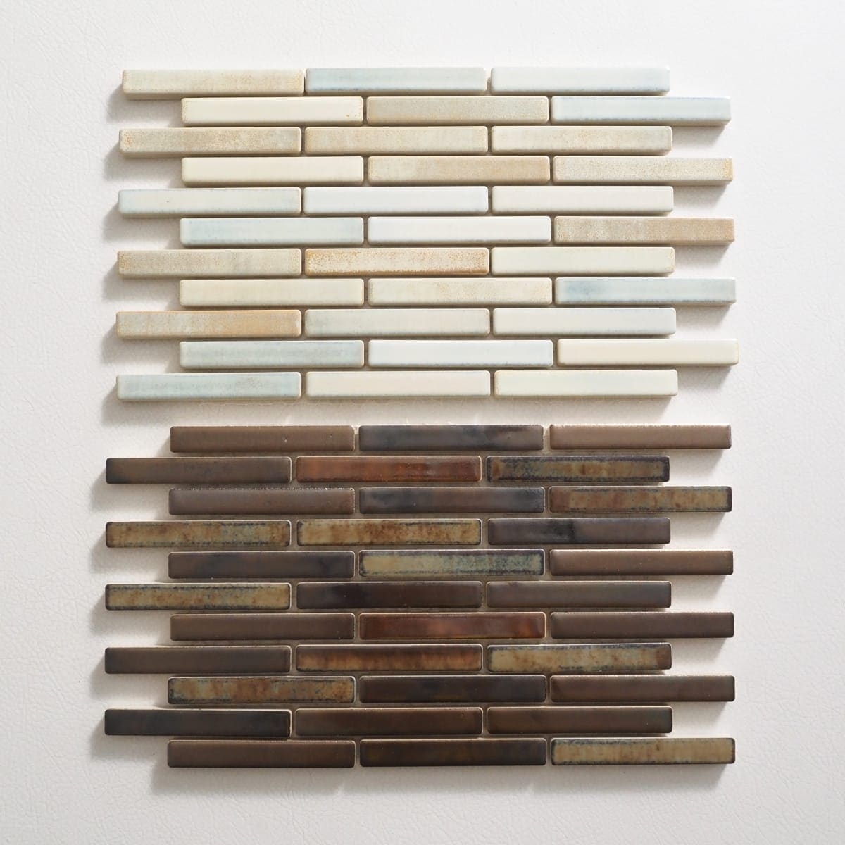 ボーダータイル 13×88mm 1/2シート ＜ルミナス＞全2色