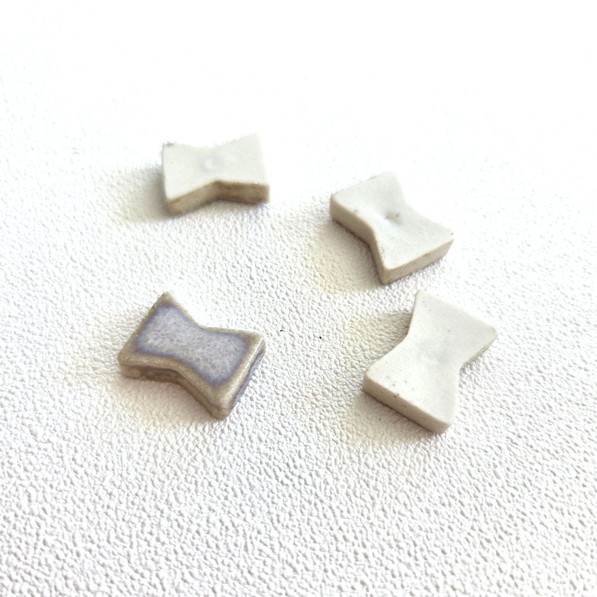 美濃焼 パーツ ＜りぼん・カフェオレ 限定色＞1ピース