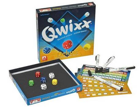 Amazon.com: Qwixx: The frantic dice rolling game that