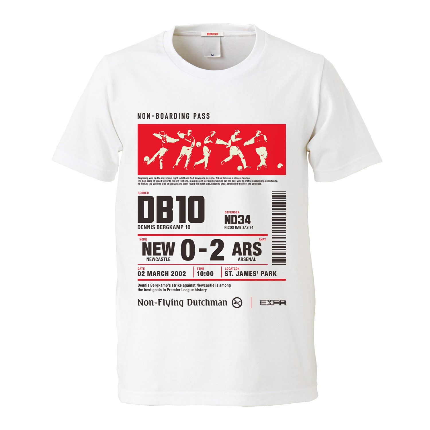 ベルカンプターン Tシャツ 2019 remix - EXFA Online Shop