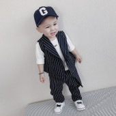 BAOBAO �Ҷ��� �Х��Х� �Ҷ� �٥��� ���å� �Ҷ��� (kids) �ˤλ� ���ȥ饤�֥٥��Ⱦ岼���å� �����ľ岼���å� �ե����ޥ� ������ ���å� 80-120cm �֥�å� �ͥ���