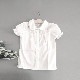 BAOBAO Ҷ ХХ Kids shirt Ҥɤ  륺 ֥饦 λҥ  ۥ磻ȥ եޥ륷 ݶ å Ⱦ Ĺµ Ҥɤ֥饦 100-140cm