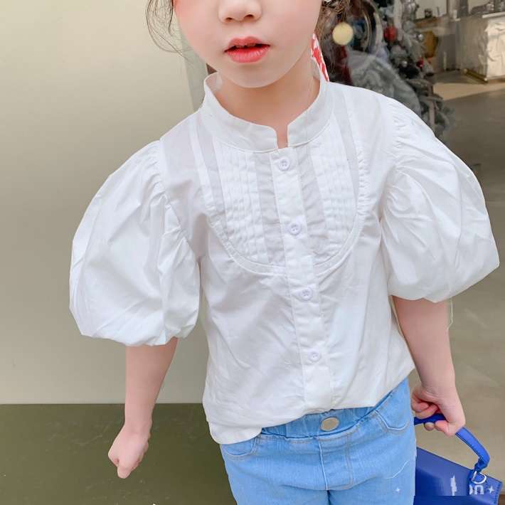 BAOBAO �Ҷ��� �Х��Х� Kids shirt �֥饦�� �Ҥɤ⥷��� �����륺�֥饦�� �Ҷ��֥饦�� ���λҥ֥饦�� �ۥ磻�ȥ���� Ⱦµ����� �Ҷ������ �Ҥɤ�֥饦�� 90-140���