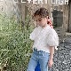 BAOBAO �Ҷ��� �Х��Х� Kids shirt �֥饦�� �Ҥɤ⥷��� �����륺�֥饦�� �Ҷ��֥饦�� ���λҥ֥饦�� �ۥ磻�ȥ���� Ⱦµ����� �Ҷ������ �Ҥɤ�֥饦�� 90-140���
