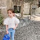 BAOBAO �Ҷ��� �Х��Х� Kids shirt �֥饦�� �Ҥɤ⥷��� �����륺�֥饦�� �Ҷ��֥饦�� ���λҥ֥饦�� �ۥ磻�ȥ���� Ⱦµ����� �Ҷ������ �Ҥɤ�֥饦�� 90-140���